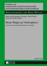 Cover-Bild Neue Wege zur Verbvalenz I