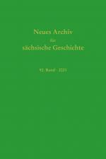 Cover-Bild Neues Archiv für Sächsische Geschichte, 92. Band 2021