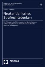 Cover-Bild Neukantianisches Strafrechtsdenken