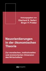 Cover-Bild Neuorientierungen in der ökonomischen Theorie