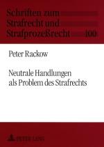 Cover-Bild Neutrale Handlungen als Problem des Strafrechts