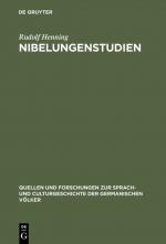 Cover-Bild Nibelungenstudien