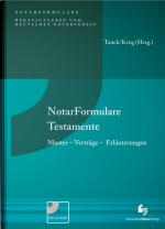 Cover-Bild NotarFormulare Testamente