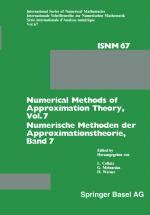 Cover-Bild Numerical Methods of Approximation Theory, Vol. 7 / Numerische Methoden der Approximationstheorie, Band 7