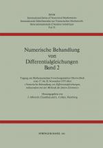 Cover-Bild Numerische Behandlung von Differentialgleichungen Band 2