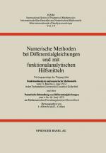 Cover-Bild Numerische Methoden bei Differentialgleichungen und mit funktionalanalytischen Hilfsmitteln