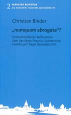 Cover-Bild „numquam abrogata“?