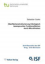 Cover-Bild Oberflächenstrukturierung tribologisch beanspruchter Funktionsflächen durch Microfinishen