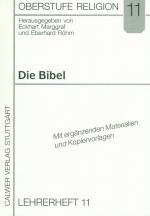 Cover-Bild Oberstufe Religion / Die Bibel