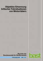 Cover-Bild Objektive Erkennung kritischer Fahrsituationen von Motorrädern