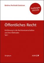 Cover-Bild Öffentliches Recht Einführung in die Rechtswissenschaften und ihre Methoden: Teil I