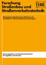 Cover-Bild Ökologisches Monitoring des Rückbaus der Autobahn A 4 (Wirksamkeitsuntersuchungen)