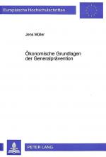 Cover-Bild Ökonomische Grundlagen der Generalprävention