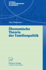 Cover-Bild Ökonomische Theorie der Familienpolitik