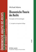 Cover-Bild Ökonomische Theorie des Rechts