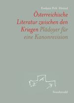 Cover-Bild Österreichische Literatur zwischen den Kriegen