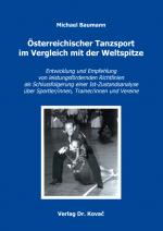 Cover-Bild Österreichischer Tanzsport im Vergleich mit der Weltspitze
