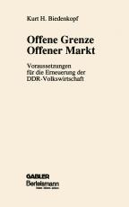 Cover-Bild Offene Grenze Offener Markt