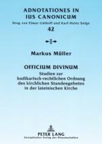 Cover-Bild «Officium divinum»