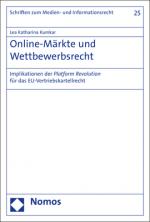 Cover-Bild Online-Märkte und Wettbewerbsrecht