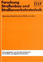 Cover-Bild Operational Modal Analysis (OMA) an Straßen