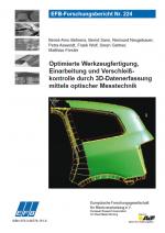 Cover-Bild Optimierte Werkzeugfertigung, Einarbeitung und Verschleißkontrolle durch 3D-Datenerfassung mittels optischer Messtechnik