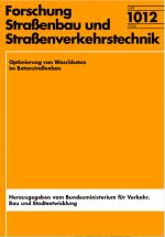 Cover-Bild Optimierung von Waschbeton im Betonstraßenbau
