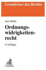 Cover-Bild Ordnungswidrigkeitenrecht