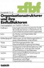 Cover-Bild Organisationsstrukturen und ihre Einflußfaktoren