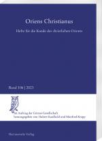 Cover-Bild Oriens Christianus 106 (2023)