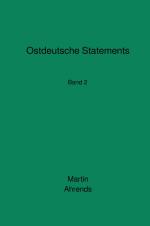 Cover-Bild Ostdeutsche Statements