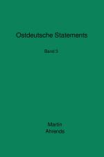 Cover-Bild Ostdeutsche Statements