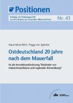 Cover-Bild Ostdeutschland 20 Jahre nach dem Mauerfall