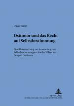 Cover-Bild Osttimor und das Recht auf Selbstbestimmung