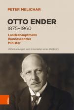 Cover-Bild Otto Ender 1875-1960