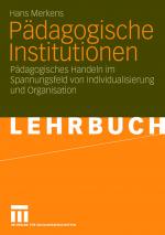 Cover-Bild Pädagogische Institutionen