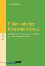 Cover-Bild Pädagogischer Konstruktivismus