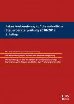 Cover-Bild Paket Vorbereitung auf die mündliche Steuerberaterprüfung 2018/2019