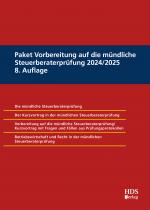 Cover-Bild Paket Vorbereitung auf die mündliche Steuerberaterprüfung 2024/2025