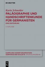 Cover-Bild Paläographie und Handschriftenkunde für Germanisten