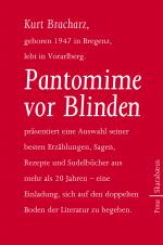 Cover-Bild Pantomime vor Blinden