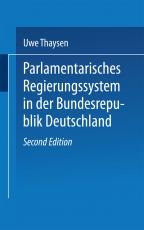 Cover-Bild Parlamentarisches Regierungssystem in der Bundesrepublik Deutschland