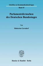 Cover-Bild Parlamentsfernsehen des Deutschen Bundestages.
