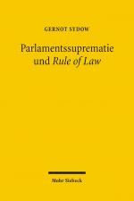 Cover-Bild Parlamentssuprematie und Rule of Law