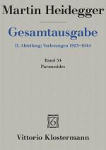 Cover-Bild Parmenides (Wintersemester 1942/43)