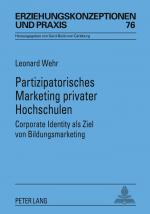 Cover-Bild Partizipatorisches Marketing privater Hochschulen