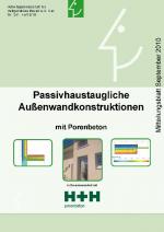 Cover-Bild Passivhaustaugliche Außenwandkonstruktionen