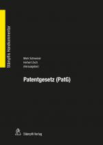 Cover-Bild Patentgesetz PatG
