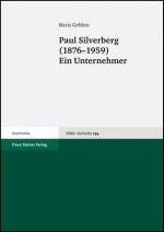 Cover-Bild Paul Silverberg (1876-1959)