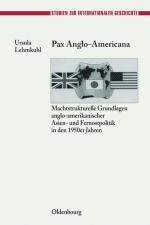 Cover-Bild Pax Anglo-Americana